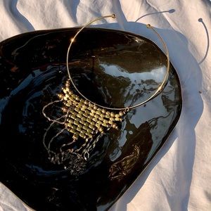 ISABEL MARANT BRUSHED GOLD COLLAR